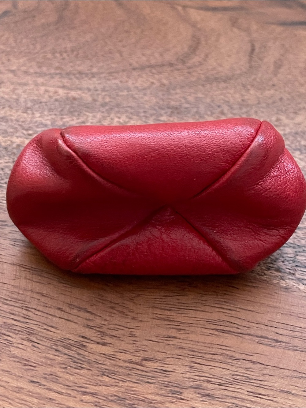 CHRISTIAN DIOR Vintage Gamaguchi Red Leather Coin Purse - Picture 7 of 11